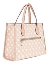GUESS Silvana Two Compartment Tote Sand Logo