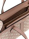 GUESS Silvana Two Compartment Tote Sand Logo
