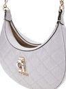 GUESS Bessey Hobo Shoulder Bag Lavendar Grey GUESS Bessey Hobo Shoulder Bag Lavendar Grey