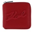 KARL LAGERFELD K / Skuare Zip Around Wallet M Klassic Red KARL LAGERFELD K / Skuare Zip Around Wallet M Klassic Red