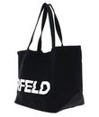 KARL LAGERFELD K / Essential Big Logo Shopper Black / White KARL LAGERFELD K / Essential Big Logo Shopper Black / White