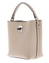 KARL LAGERFELD Ikon Pebble Bucket Bag Trench Beige KARL LAGERFELD Ikon Pebble Bucket Bag Trench Beige
