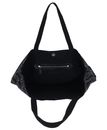 KARL LAGERFELD Ikon Nft Shopper Blk - White Ikon Outline AOP