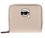 KARL LAGERFELD Ikon Pebble Bifold Wallet M Trench Beige