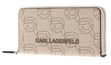 KARL LAGERFELD Ikon Mono CC Con Wallet Nft Aop Trench Beige KARL LAGERFELD Ikon Mono CC Con Wallet Nft Aop Trench Beige