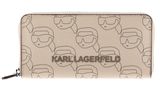 KARL LAGERFELD Ikon Mono CC Con Wallet Nft Aop Trench Beige KARL LAGERFELD Ikon Mono CC Con Wallet Nft Aop Trench Beige