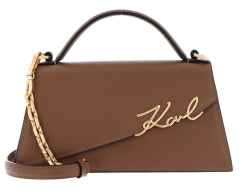 KARL LAGERFELD K / Signature Slim Crossbody Bag Terra