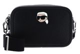 KARL LAGERFELD Ikon Pebble Camera Bag Black KARL LAGERFELD Ikon Pebble Camera Bag Black