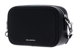 KARL LAGERFELD Ikon Pebble Camera Bag Black KARL LAGERFELD Ikon Pebble Camera Bag Black