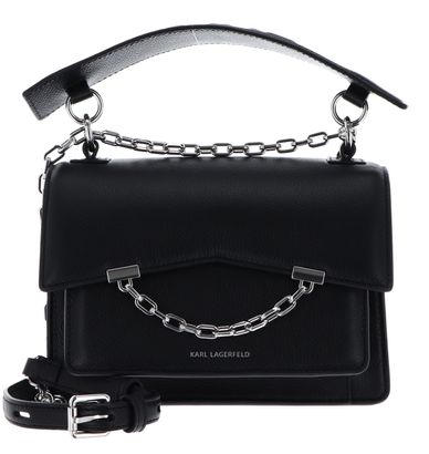 KARL LAGERFELD K / Seven Grainy Shoulder Bag Black