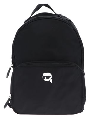 KARL LAGERFELD Ikon Packable Backpack Black