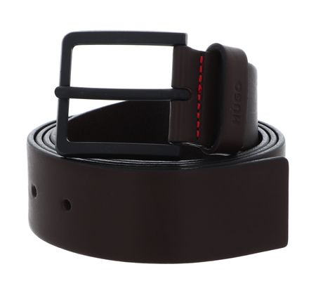 HUGO Gionios Sz40 Leather Belt W110 Dark Brown