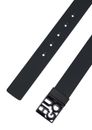 HUGO HU-GO_ Frm_Or35 Leather Belt W115 Black / Blue - shortenable HUGO HU-GO_ Frm_Or35 Leather Belt W115 Black / Blue - shortenable