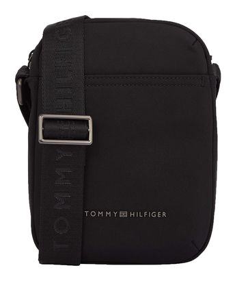 TOMMY HILFIGER TH Nylon Mini Reporter Bag Black