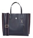 TOMMY HILFIGER TH Distinct Satchel Corp Space Blue Corp TOMMY HILFIGER TH Distinct Satchel Corp Space Blue Corp