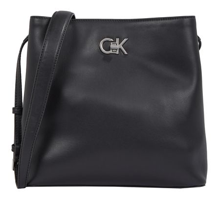 Calvin Klein CK Re-Lock Convertible Bucket Bag PVH Black
