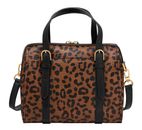 FOSSIL Carlie Satchel Leopard