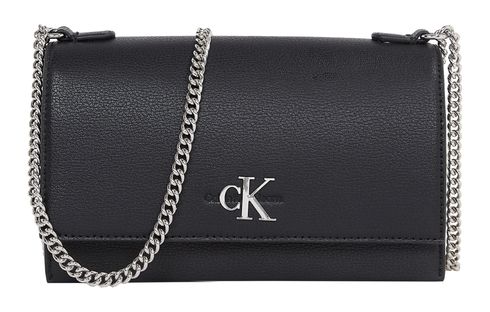 Calvin Klein CKJ Minimal Monogram EW Flap 21 Black