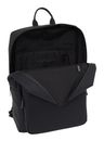 Calvin Klein CK Essential Squared Backpack Black Rubberized Calvin Klein CK Essential Squared Backpack Black Rubberized