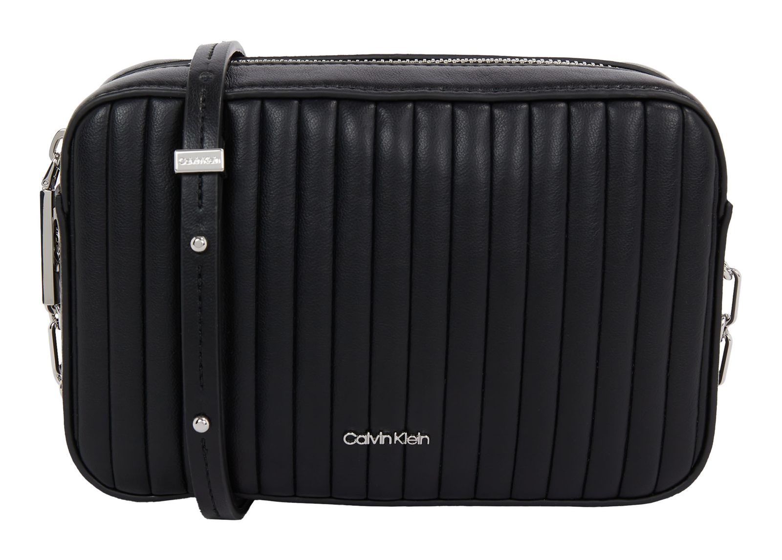 Calvin Klein Mini Line Quilt Camera Bag PVH Black