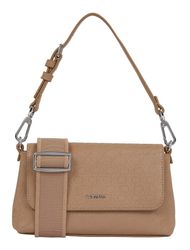 Calvin Klein Women's Ivory Micro Mono Chain Shoulder Bag DH