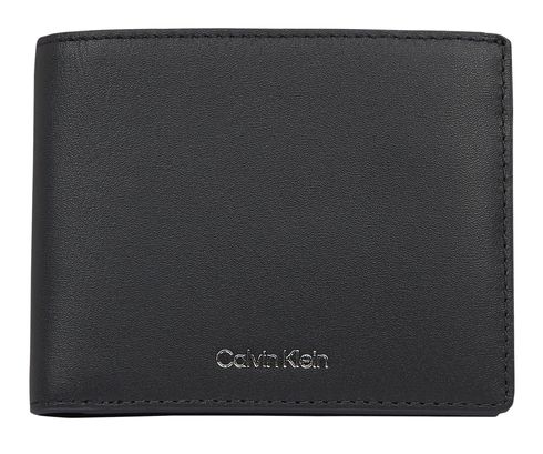 Calvin Klein CK Sleek Bifold 5CC With Coin PVH Black