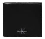 Calvin Klein CKJ Monogram Soft Bifold With Coin Black Calvin Klein CKJ Monogram Soft Bifold With Coin Black