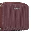 Calvin Klein Mini Line Quilt Zip Around Wallet Vineyard Wine Calvin Klein Mini Line Quilt Zip Around Wallet Vineyard Wine