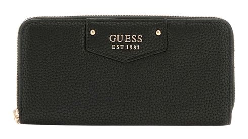 GUESS Eco Brenton SLG Large Zip Around Wallet L Black