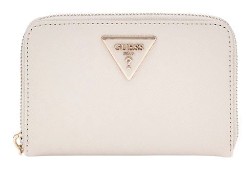 GUESS Laurel SLG Medium Zip Around Wallet Bone