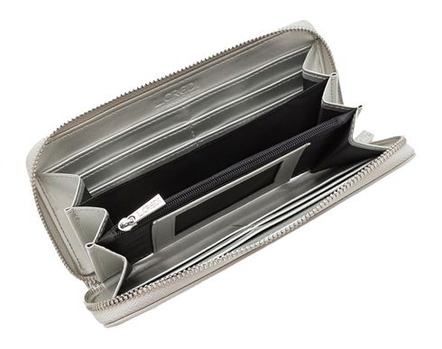 L.CREDI purse Olga Wallet L Silver | Buy bags, purses