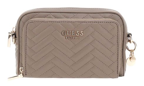 GUESS Anning Camera Crossbody Bag Dark Taupe