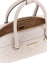 GUESS Eco Rianee Satchel Bag Stone