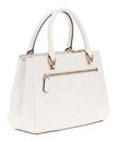 GUESS Adelard Dome Satchel White GUESS Adelard Dome Satchel White