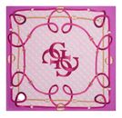 GUESS Foulard Scarf 130X130 Pink Multi GUESS Foulard Scarf 130X130 Pink Multi