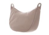 MANDARINA DUCK Mellow Leather Hobo Bag Warm Taupe MANDARINA DUCK Mellow Leather Hobo Bag Warm Taupe