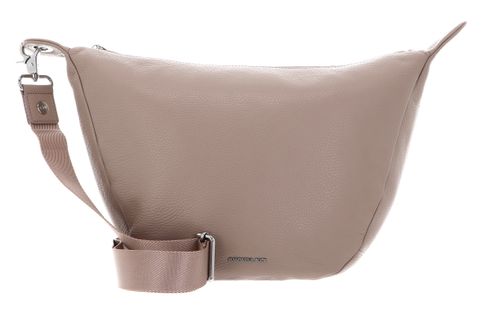MANDARINA DUCK Mellow Leather Hobo Bag Warm Taupe