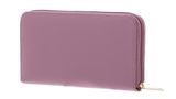 MANDARINA DUCK Mellow Leather Zip Around Wallet L Lilac Rose