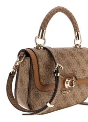 ★TOUT Y EST★ ORLINA G logo top handle flap bag HO4A3A24 GUESS Orlina Top Handle Flap, Black: Handbags: Amazon.com
