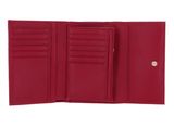 COCCINELLE Metallic Soft Wallet Grainy Leather Sangria COCCINELLE Metallic Soft Wallet Grainy Leather Sangria