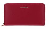 COCCINELLE Metallic Soft Wallet Grained Leather Sangria COCCINELLE Metallic Soft Wallet Grained Leather Sangria