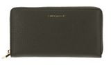 COCCINELLE Metallic Soft Wallet Grained Leather Alga