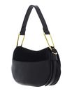COCCINELLE Magie Suede Handbag Noir / Noir COCCINELLE Magie Suede Handbag Noir / Noir