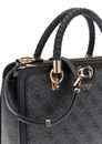GUESS Orlina Logo Society Satchel Coal Logo GUESS Orlina Logo Society Satchel Coal Logo
