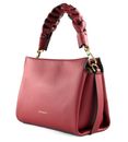 COCCINELLE Boheme Grana Double Crossbody Double Grainy Leather Sangria / Skin