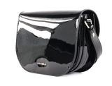 COCCINELLE Dew Patent Crossbody Bag Noir COCCINELLE Dew Patent Crossbody Bag Noir