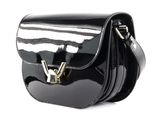 COCCINELLE Dew Patent Crossbody Bag Noir COCCINELLE Dew Patent Crossbody Bag Noir