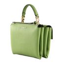 COCCINELLE Arlettis Signature Handbag Grained Leather Guacamole