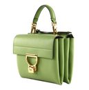 COCCINELLE Arlettis Signature Handbag Grained Leather Guacamole