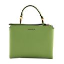 COCCINELLE Arlettis Signature Handbag Grained Leather Guacamole